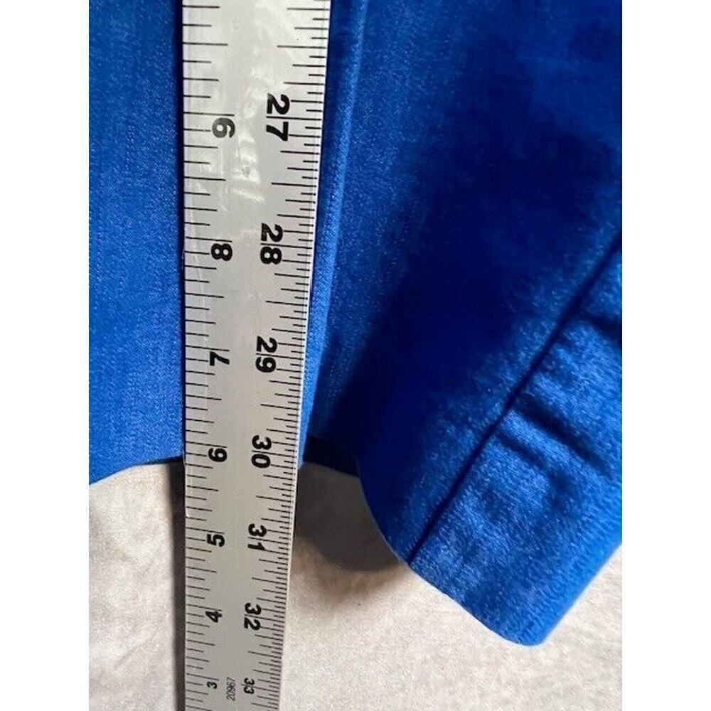 Larry Levine Women's Size 14 Double Snap Straight Leg Blue Jeans - Picture 8 of 9